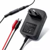 Baterijos įkroviklis QOLTEC modelis 52660 — 6V/12V, 6W įkrovimo blokas