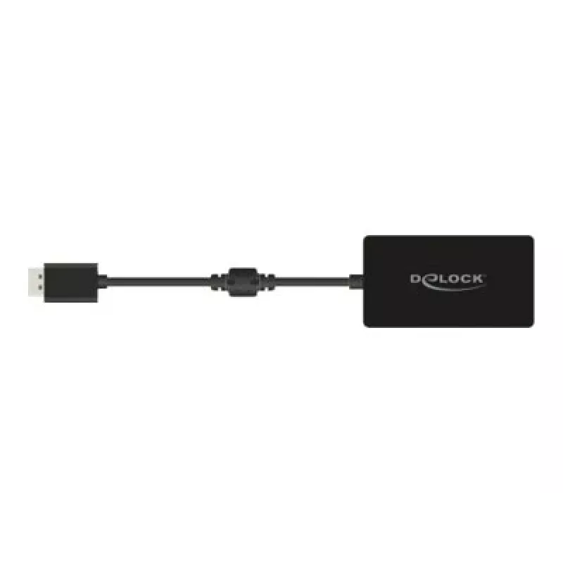 DeLOCK 0,16 m DisplayPort/VGA+HDMI+DVI VGA (D-Sub)+ HDMI + DVI juoda