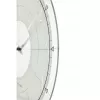 NeXtime klok 8125 Fancy Round, Ø43 cm, Sieninis, Balta/Sidabrinė