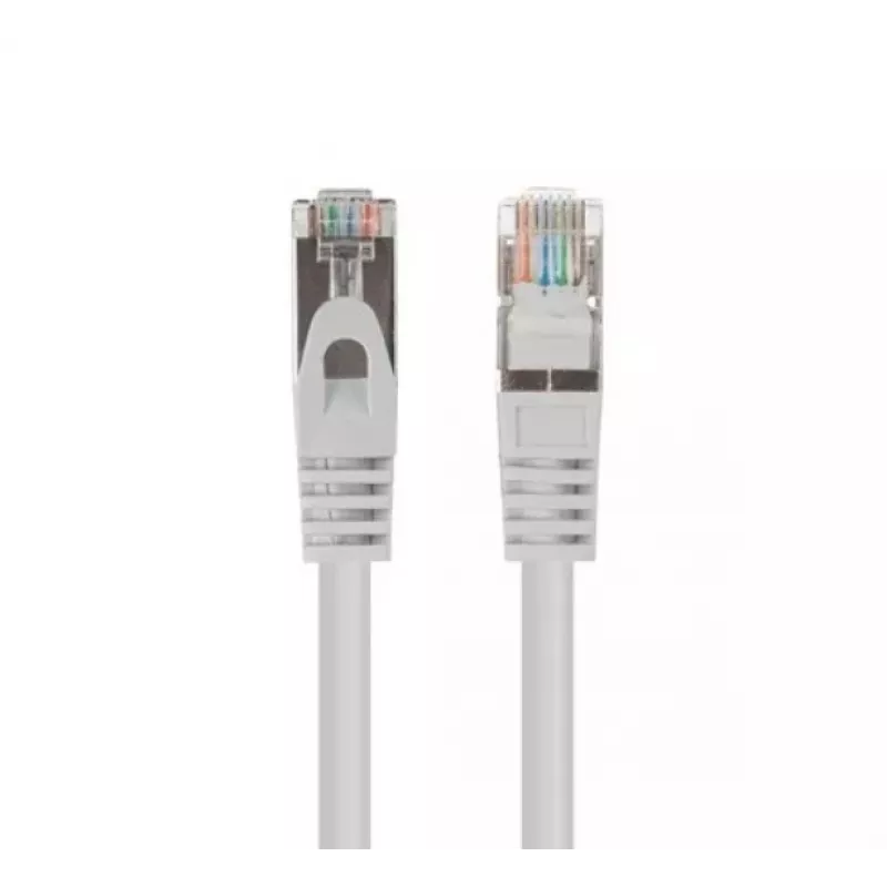 Tinklo kabelis LANBERG PCF6-20CC-0200-S Cat6 U/UTP RJ-45–RJ-45 2 m Pilkas 10 Gbit/s