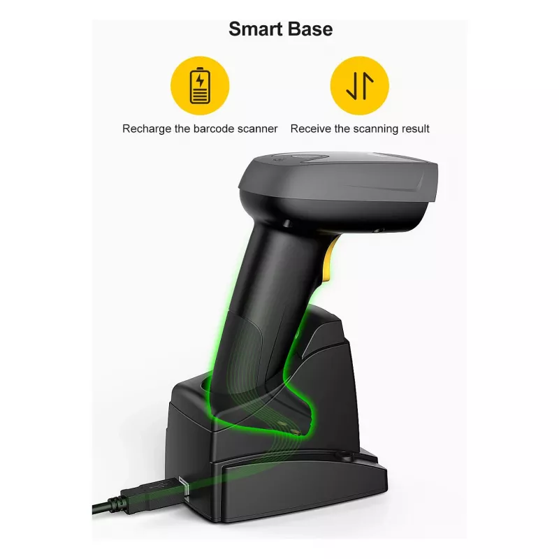 inateck Barcodescanner 52 Juoda [BCST-52_Juoda]