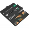 Kraftform Kompakt F 1, für Fensterbauer, 35-teilig, Werkzeug-Set schwarz/grün, inkl. Zyklop Mini 1 Bit-Ratsche, 1/4