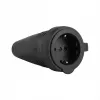 ABL 100000049 Originali Coupling. SCHUKO. rubber (TPE). Juoda. Manschette. IP44.