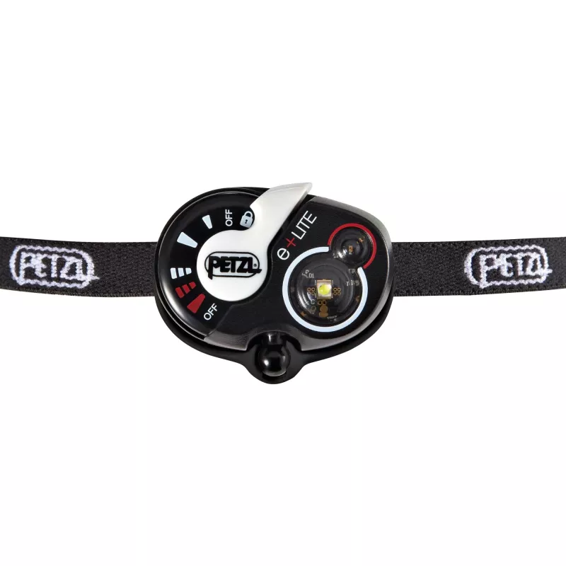 Galvos žibintuvėlis Petzl e+LITE juoda balta