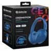 Belaidės ausinės Defender Fre Emotion B490 — mėlynos, ant ausų, Bluetooth, įmontuotas mikrofonas