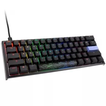 Ducky One 2 Mini RGB klaviatūra, skirta žaidimams, USB, US English, juoda, mechaninė, laidinė