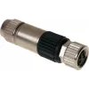 Harting 21 02 151 2405 Laido jungtis M8-S Juoda - Nikelis (21 02 151 2405)
