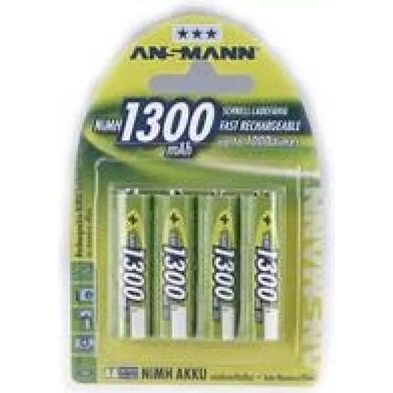 ANSMANN - Akumuliatorius AA tipo NiMH (įkraunamas) 1300 mAh