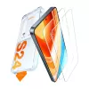 Grūdinto stiklo ekrano apsauga Torras, skirta Samsung S24+ — 9H kietumas, atspari įbrėžimams