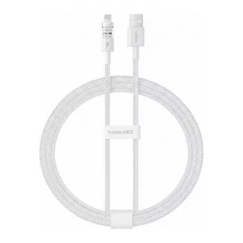 Įkrovimo laidas Baseus USB į Lightning 1 m 2,4 A baltas