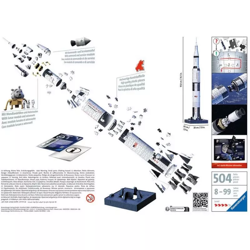 3D galvosūkis Ravensburger 11545 440 dalių Rekomenduojamas amžius 8–99