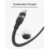USB-C į USB-C laidas Anker A82E2 — USB 2.0, 1,8 m, juodas
