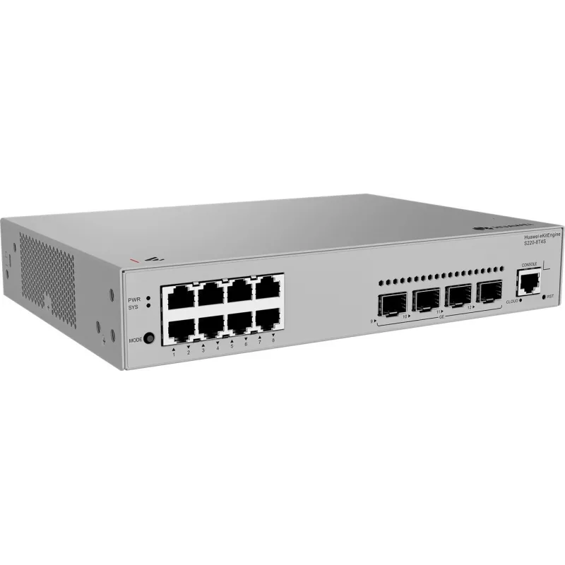 Huawei S220-8T4S Gigabit jungiklis, 4x SFP 8x LAN, 4x SFP