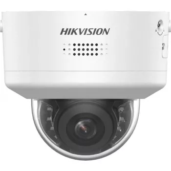Dome IP apsaugos kamera Hikvision DS-2CD2787G2H-LIPTRZS2U/SL — 8MP 3840×2160, motorizuotas 2,8–12 mm objektyvas, vidaus/lauko, lubų/sienos montavimas, balta