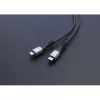 Manhattan Fast USB-C į USB-C kabelis (240 W), 1 m, 240 W nešiojamojo kompiuterio įkrovimas + spartusis duomenų ir vaizdo perdavimas, veikia su VISais nešiojamaisiais kompiuteriais (reikia atskiro USB-C 240 W sieninio įkroviklio), 40 Gbps itin spartus perdavimas, juodas, 3 metų garantija