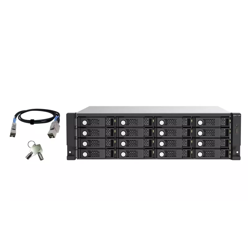QNAP TL-R1620Sep-RP HDD korpusas juodas, pilkas 2,5/3,5 colio