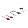 DeLOCK 5,25 mobilus dėklas 1 x 2,5 + 1 x 3,5 SATA HDD + 2 x USB3.0 prievadams - mobilus atminties dėklas - 6,4 cm, 8,9 cm (2.5, 8,90cm (3.5)) (47209)