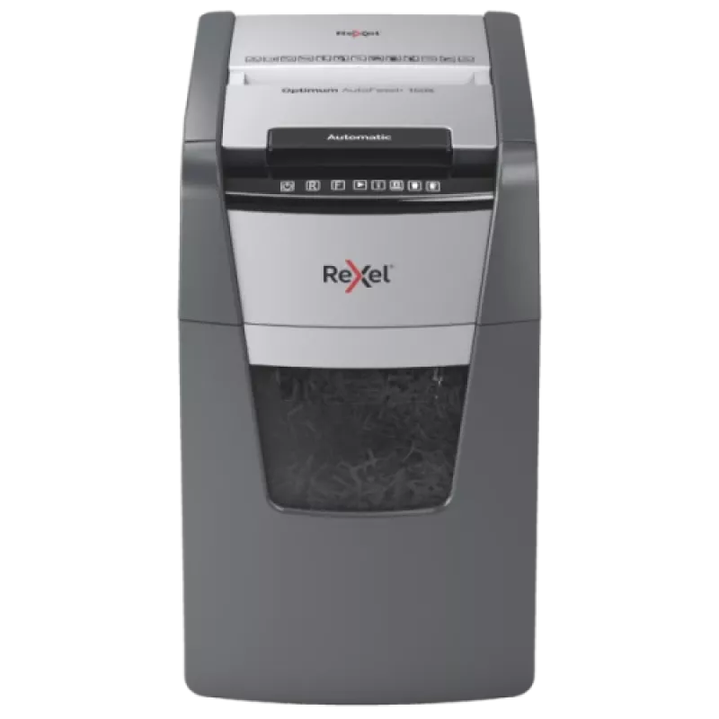 Rexel Optimum AutoFeed+ 150X automatinis kryžminio pjovimo popieriaus smulkintuvas P4