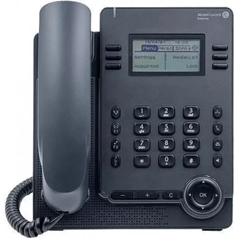 “Alcatel-Lucent Enterprise ALE-20h Essential” stalinis telefonas – VoIP/skaitmeninis telefonas – pilkas (3ML37020BA)