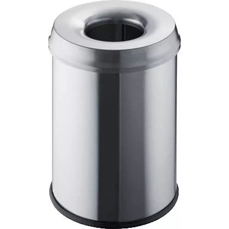 Helit H2515400 atliekų dėžė apvali plieninė pilka (H2515400)