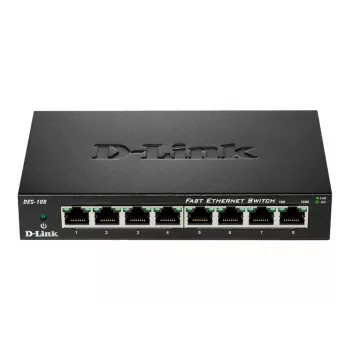 D-Link DES-108 Juoda