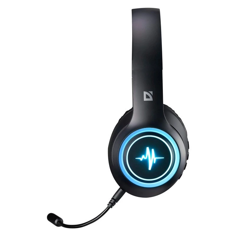DEFENDER Bluetooth ausinės FREEMOTION B571 juodos LED