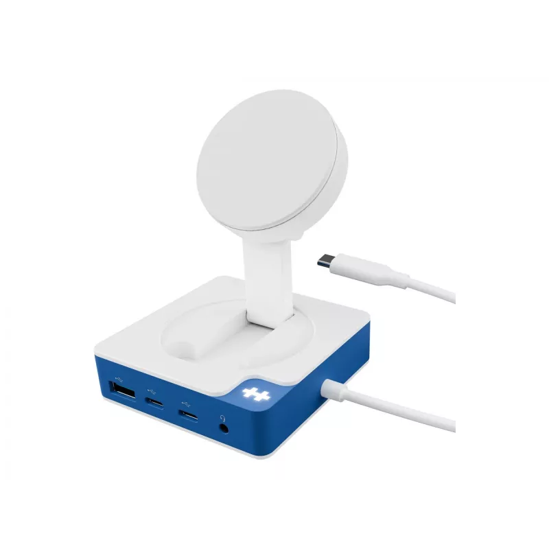 Hyper HyperDrive Flex MagCharge USB-C Hub, balta/mėlyna | HD8100BUGL | HDMI prievadų skaičius 1