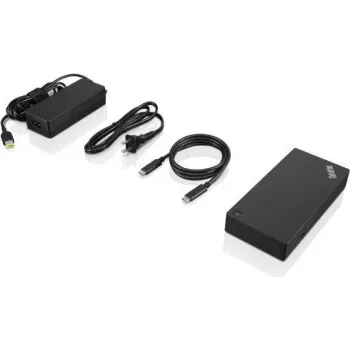 Lenovo 03X7609 nešiojamojo kompiuterio dokas / prievadų daugiklis Laidinis USB 3.2 Gen 2 (3.1 Gen 2) Type-A, juodas