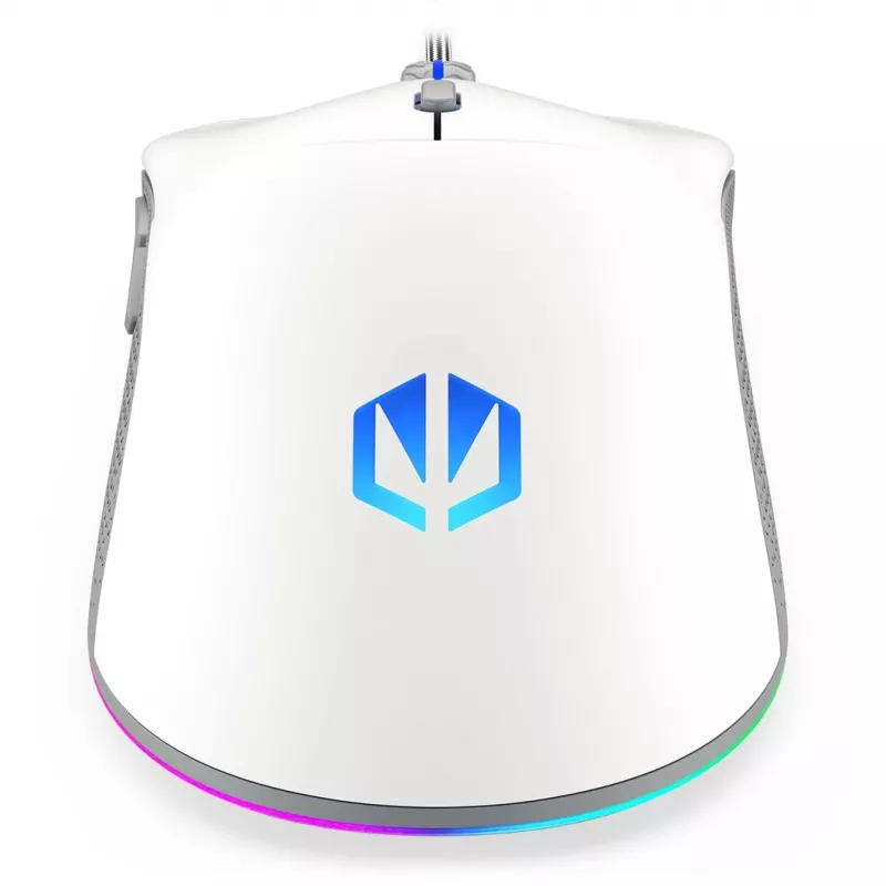 ENDORFY GEM Plus Onyx Balta pelė, žaidimams, dešiniarankiams, USB Type-C, optinė, 19000 DPI