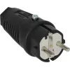 E/F tipo maitinimo kištukas Brennenstuhl 1082040020 juodas 230V 16A
