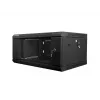 Prie sienos montuojama spinta LANBERG WF01-6404-10B 4U 19 colių 600×450×285 mm IP20 juoda, 60 kg talpa