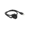 DisplayPort laidas DeLOCK 86374 0,5 m Mini DisplayPort juodas