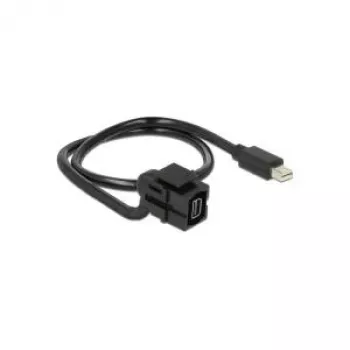 DisplayPort laidas DeLOCK 86374 0,5 m Mini DisplayPort juodas