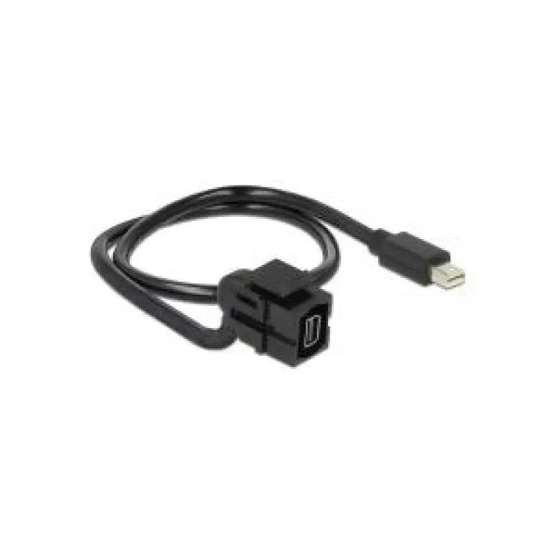 DisplayPort laidas DeLOCK 86374 0,5 m Mini DisplayPort juodas