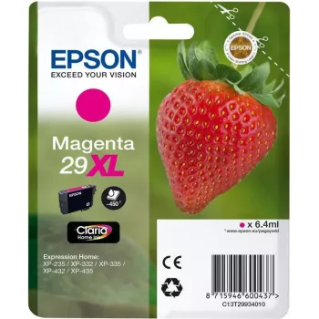 Rašalo kasetė Epson 29XL rausva (Originali, didelė XL išeiga, 6,4 ml, ~450 puslapių)