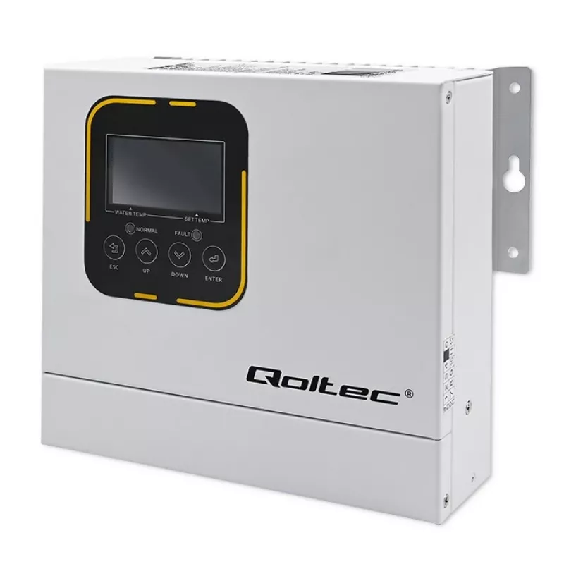 Inverteris QOLTEC ECO Solar Boost 4kW MPPT LCD, 4 kW galia, MPPT įkrovos valdymas, LCD ekranas