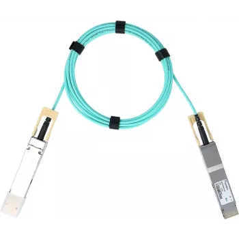AOC kabelis BlueOptics PAN-QSFPDD-400GBASE-AOC-3M-BO QSFP-DD 400G 3m Turkio spalvos