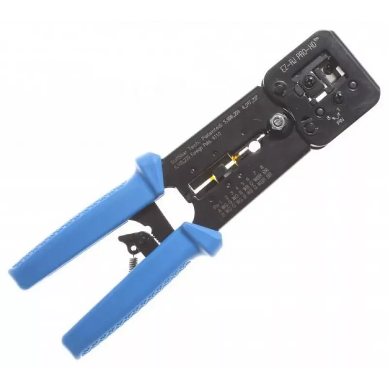 Užspaudimo įrankis LOGON TWPHT001 RJ11 ir RJ45 jungtims, rankinis kabelių užspaudėjas