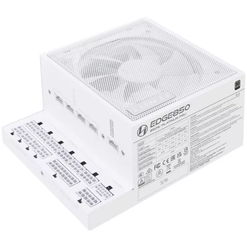 Maitinimo blokas Lian Li EG0850 850 W SFX, 20 kontaktų ATX, 80 PLUS Gold, balta