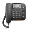 Belaidis telefonas Gigaset DL380 juodas su DECT technologija ir ilgu baterijos veikimo laiku