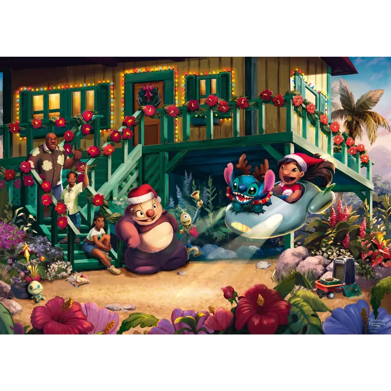 Dėlionė Schmidt Spiele 58049 — 1000 vnt., Lilo & Stitch animaciniai filmukai