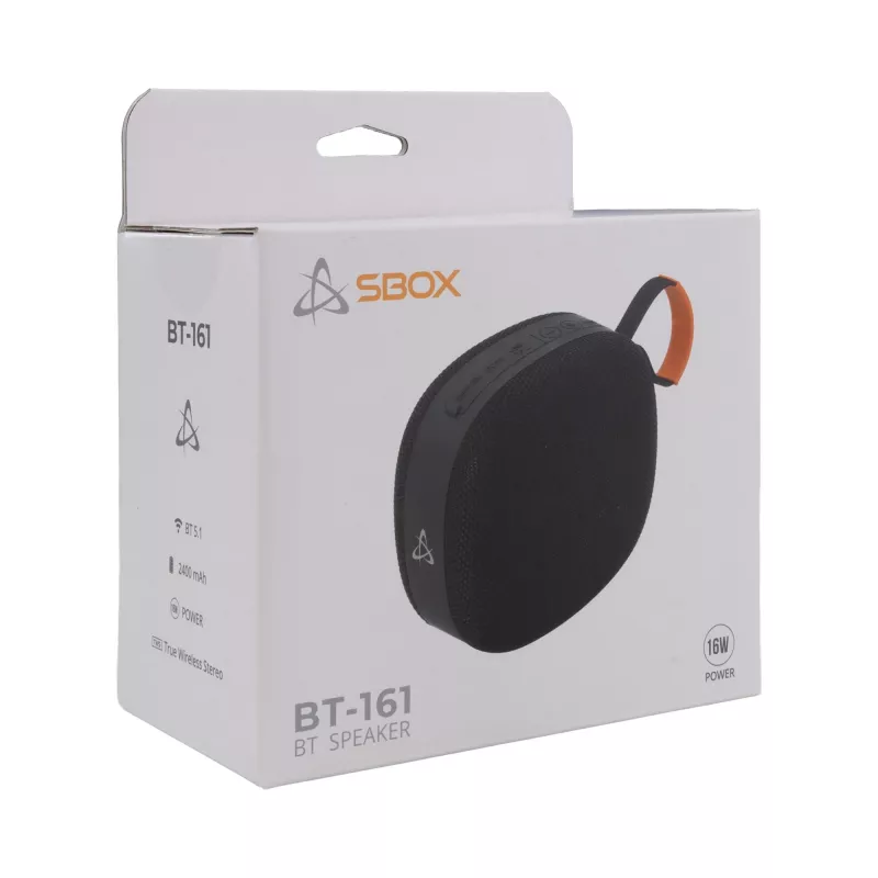 Sbox BT-161 Juoda