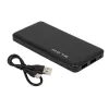 Nešiojama išorinė baterija BLOW PB10A 10000 mAh polimerinė baterija, 2x USB-A išėjimai, 22,5 W bendra galia, Micro‑USB įvestis, juoda