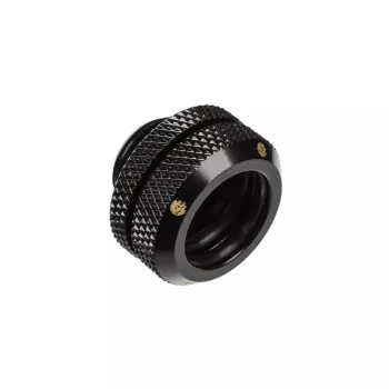 Jungtis BitsPower BP-MBEML14 žalvarinė skysčio aušinimo jungtis, juoda, 14 mm
