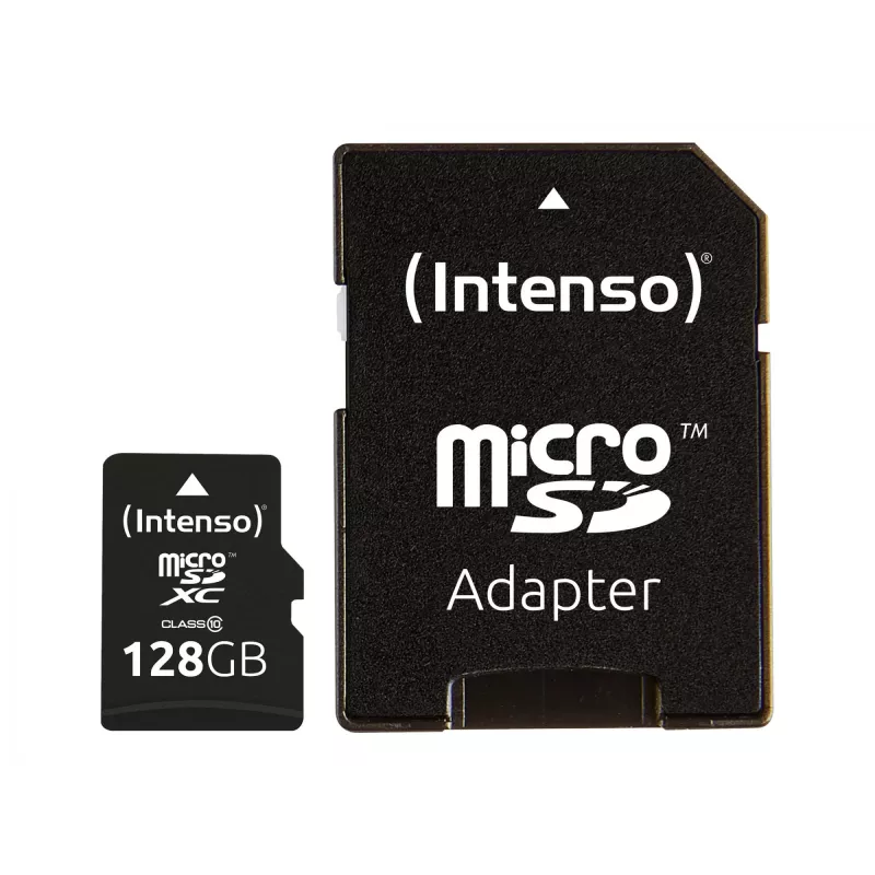 ATMINTINĖ MICRO SDXC 128GB C10/W/ADAPTER 3413491 INTENSO