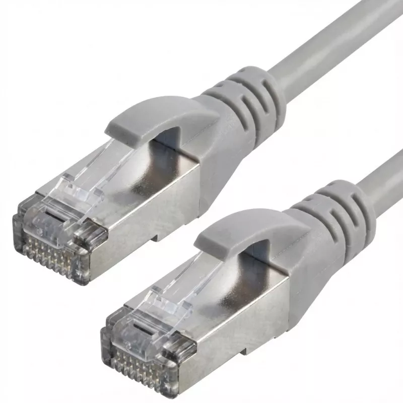 Tinklo kabelis Captiva 80276 komutacinis kabelis CAT 6a RJ45 2m pilkas