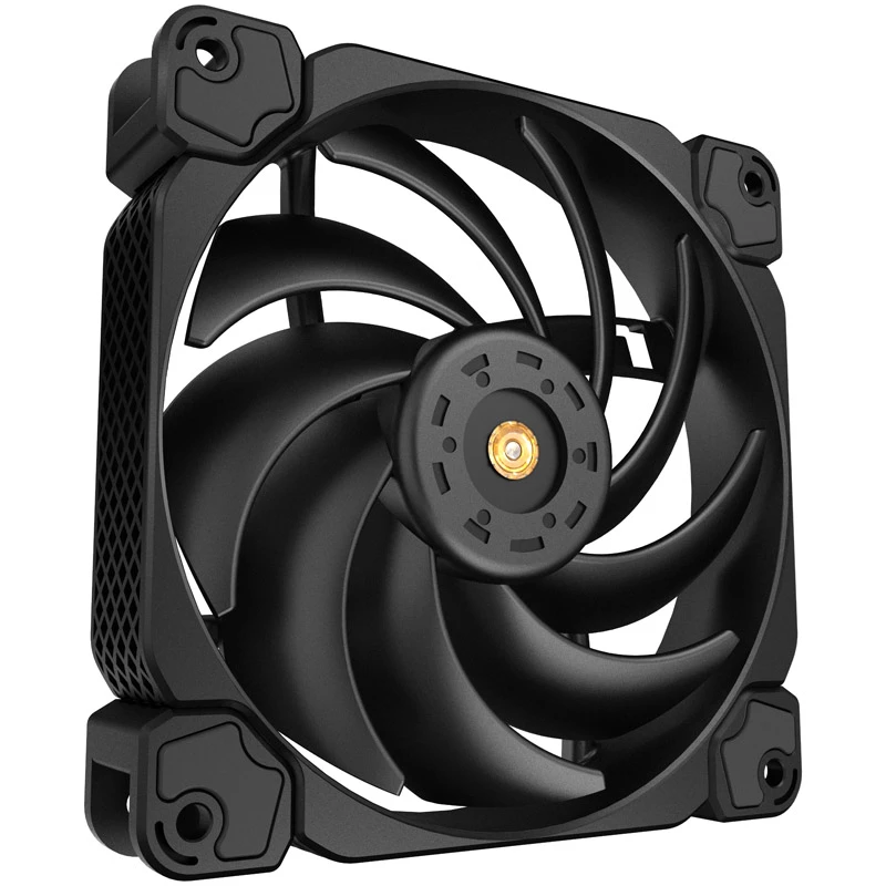 120 mm korpuso ventiliatorius Jonsbo HF-120 PWM, juodas, 120×120×25 mm, PWM valdymas