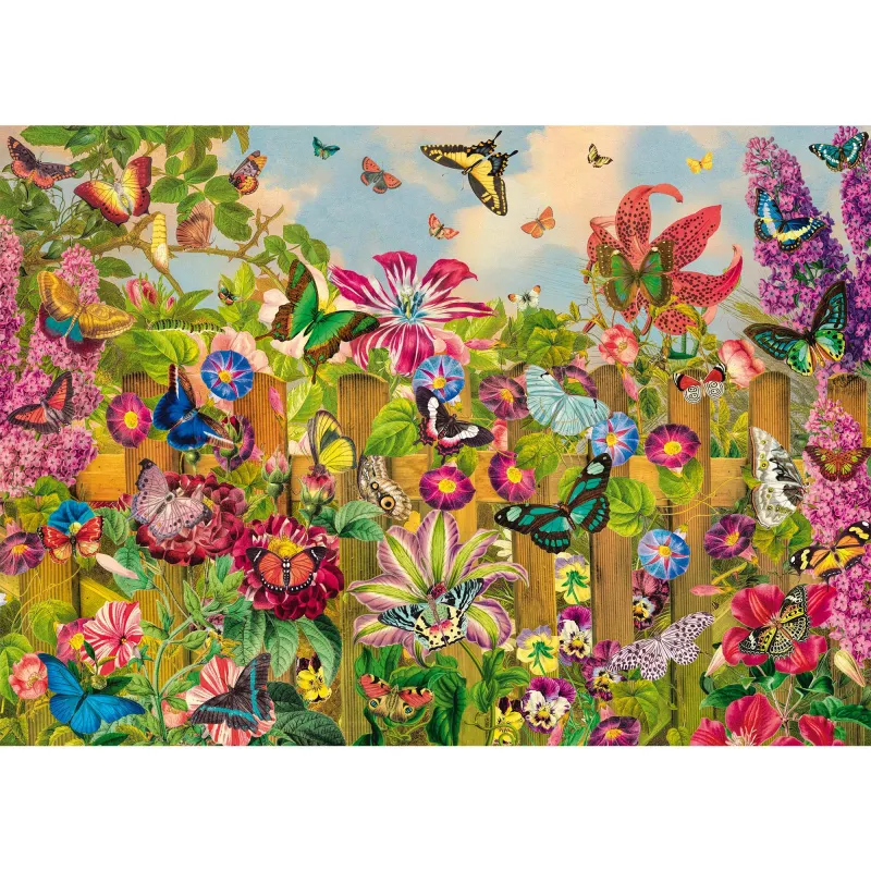 Dėlionė Schmidt Spiele Beautiful Butterfly Garden — 2000 dalių, modelis 59746