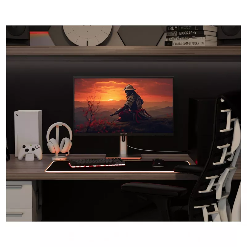 JAPANNEXT JN-I270FHD200F-HSP kompiuterio monitorius 68,6 cm (27 colių) 1920 x 1080 pikselių Full HD LED Sidabrinis