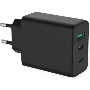 ROTRONIC-SECOMP Value - Maitinimo blokas - GaN technologija - 65 vatų - 5 A - 3 išvesties prievadai (USB, 2 x USB-C)